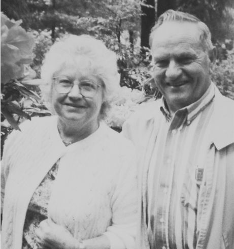 Daisy and Harry Evitts in 1999.